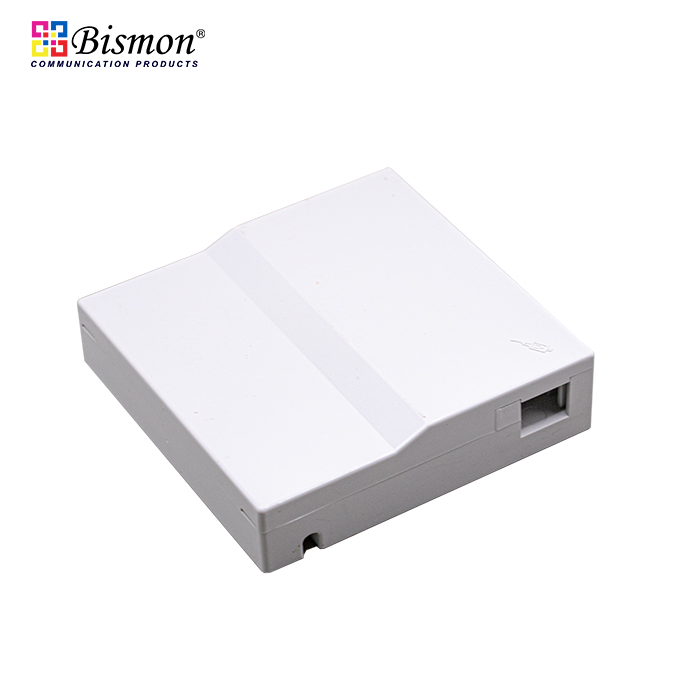 กล่องเก็บสาย fiber optic 1 Port Optical Fiber Wall Outlet FTTx Box(กล่องเปล่า)